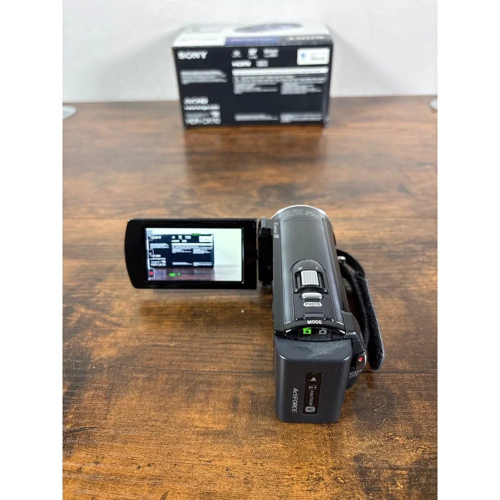 Sony Handycam HDR-CX110 Black Digital HD Video Camera Recorder 25x Optical Zoom